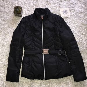 bebe Black Quilted Jacket
